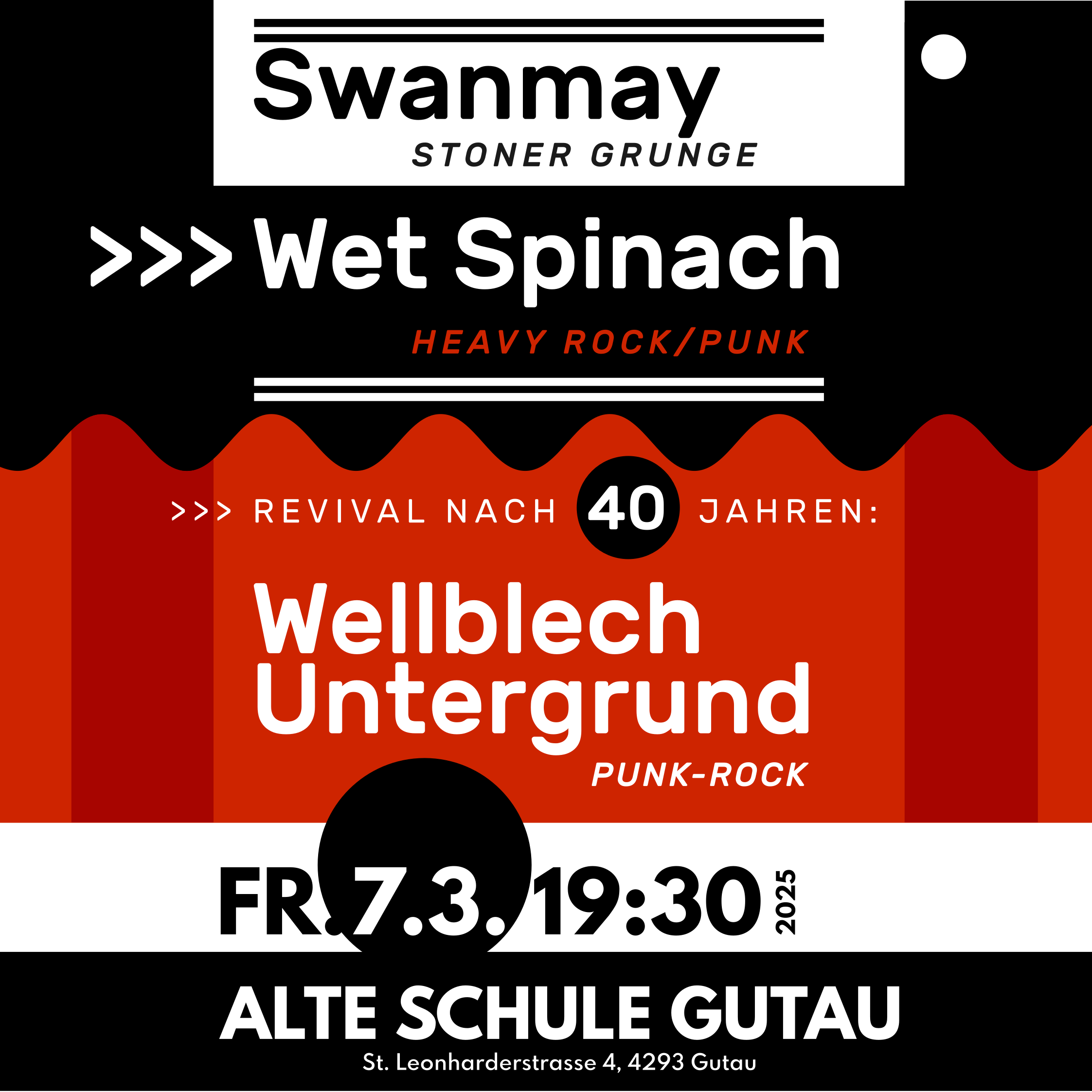 Fr, 7.3.25 | Wellblech Untergrund / Wet Spinach / Swanmay